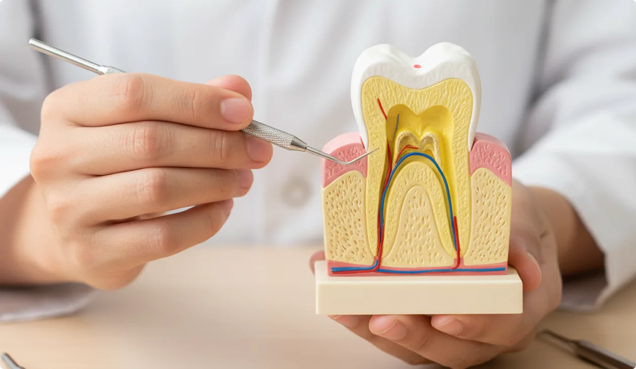 Root Canal Treatment Diagram